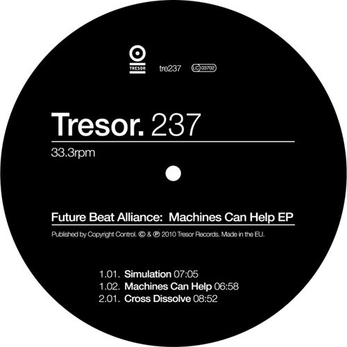 Future Beat Alliance - Machines Can Help EP [TRESOR237]